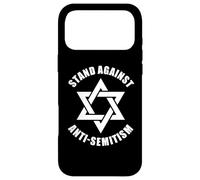 Stand Against Anti-Semitism Black and White Star of David Case for iPhone 17 Pro Max