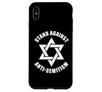 Stand Against Anti-Semitism Black and White Star of David Case for iPhone XS Max