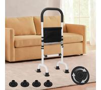 Stand Assist Aid for Elderly with Extra Non-Slip Threaded Base, Adjustable Stand Assist, Hip Knee Surgery Recovery Aid Walking Cane, Standing Aid for Couch, Bedside, Toilet, and More
