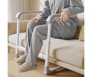 Stand Assist - Mobility Standing Aid Rail for Couch, Chair, Sofa, 3-Speed Lifting Mode 2 Level Retractable Width, Lift Assist Devices for Seniors, Disabled, Patients (Grey)