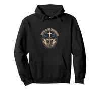 Stand At The Crossroads Jeremiah 6:16 Christian Emblem Pullover Hoodie