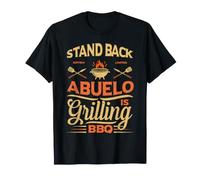 Stand Back Abuelo is Grilling BBQ Funny Grandad T-Shirt