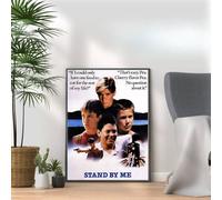 Stand By Me, 80s Movie Print Vintage Nostalgic Film Poster, A4 and A3 Size Frame Options Available, Home, Pub, Café, Bar Decoration Wall Art Print, House gift for movie lovers (A3 Print Only)