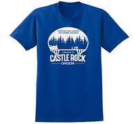 Stand by Me Inspired T-Shirt - Castle Rock Retro Film Movie Tee 80s Adventure Blue
