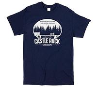 Stand by Me T-Shirt Castle Rock Retro Film Movie Tee 80S Adventure Navy XL