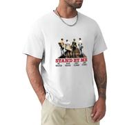 Stand by Me T Shirt Comedy Movie Poster Retro Cool Top Tee White M