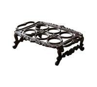 Stand - Counter Stands, Retro 2.56 Inch Cast Iron Shelf | Heavy Duty Cast Iron Stand for Christmas Countertop, Kitchen, Apartment