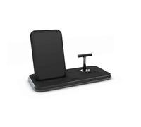 Stand+Dock Aluminium Wireless Charger - Black