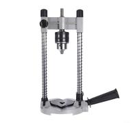 Stand Drilling Guide with Adjustable Angle Handle, 90° Vertical Drill Holder Stand for Wood Marble Pipe, Aluminium Alloy Base, Fits Electric Drills with 1.5mm-13mm Chuck