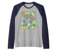 Stand Firm and Act Like Men Corinthians 1613 Hawaiian Flower Raglan Baseball Tee