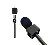 Stand for DJI Mic Mini/1/2 / Rode Wireless GO II Handle Rig Mic Flag Interview Lavalier Wireless Microphone Magnetic Adapter Holder Handheld Mount for Hollyland Lark M1 /C1 / 150