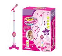 Stand for Kids: Colorful Musical Microphone with Connectable Function, Karaoke Stand Funny Interactive Toy, No Battery Required, Kids Singing Toy