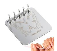 Stand for Press On Nails, Stable and Reusable Magnetic Manicure Practice Device, Salon Accessories, Nail Painting Holder, for Mothers, Wives, Daughters, Girlfriends, Girls, Professionals