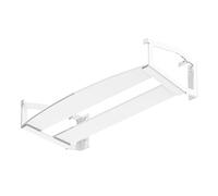 Stand for Sonos Five, Stainless Steel Wall Mount Bracket, Speaker audio Metal Stand (White)