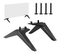 Stand for TV Legs Replacement TV with Screws Television Table Stand Base Universal Table Desk Legs TV Stand Base Pedestal Feet Compatible for