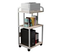 Stand Heavy-duty Multi-layer Printer Storage Stands Home Office Host Tower Holder with Wheels computer tower stand (Color : C) (A)