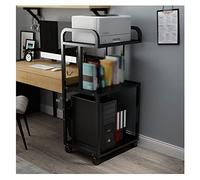 Stand Heavy-duty Multi-layer Printer Storage Stands Home Office Host Tower Holder with Wheels computer tower stand (Color : C) (C)