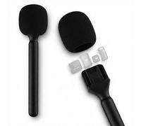 Stand Holder for DJI Mic 3/2/Mini 2/Mini Rode Wireless GO II Insta360 Mic Pro Handle Rig Wireless Interview Lavalier Microphone Adapter Handheld Mount for Osmo Pocket 3/Hollyland Lark M1/C1/Synco