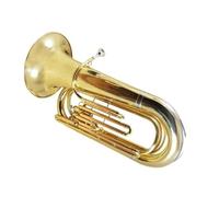 Stand Key Euphonium Bb Flat Brass Lacquer Gold Western Wind Instrument With Case Euphonium Kit