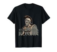 Stand Like A Roman Warrior Design T-Shirt