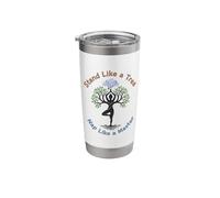 Stand Like a Tree - Funny Wu Xing Five Elements Qigong Stainless Steel Insulated Tumbler