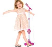 Stand Microphone for Kids, Colorful Toy Microphone with Stand, Musical Vocal Microphone for Kids, Connectable Function, Perfect for Karaoke, Birthdays, Holidays, Christmas, Halloween Sp