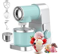 Stand Mixer, 1500W 6.5L Kitchen Food Mixer, 7 Speed with Ice Cream Mode, Milkshake Machine for Adults, Can Make Ice Cream&Dough& Mix Food& Whip Egg Whites/Cream/Butter Chef Machine