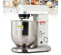 Stand Mixer, 3-Speed Kitchen Mixer with Stainless Steel Mixing Bowl, Whisk, Dough Beater, 5L/7L/10L Commercial Food Dough Blender for Bakery