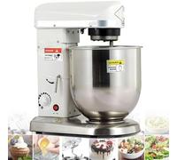 Stand Mixer, 500W Electric Mixer with 10L Bowl, 3 Speed Settings, Includes Beater & Dough Hook, Stainless Steel, Ideal for Commercial Baking