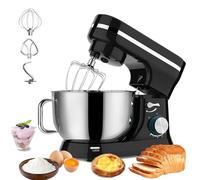 Stand Mixer 5QT 1000W Electric Kitchen Mixer with Stainless Steel Bowl, Dough Hook, Beater & Splash Guard for Home Cooks - Perfect for Baking and Cooking