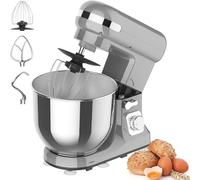 Stand Mixer, 6.5L Food Mixers for Baking, 1400W Electric Kitchen Mixers with Stainless Steel Bowl, Dough Hook, Wire Whip, Beater, Mixers for Baking 6 Speed with Pulse Setting, Splash Cover