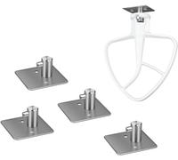 Stand Mixer Attachment Holders Compatible with Kitchenaid Mixer Attachments Accessories,Stainless Steel Hook(4 Pack)