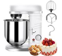 Stand mixer Commercial with 7L Bowl, 3 Speeds, Includes Dough Hook & Beater, Ideal for Baking Bread, Cakes in Professional Kitchens