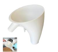 Stand Mixer Flour Funnel Attachment-Splash-Free Pouring Shield, Compatible with Kitchen Aid Artisan KSM150 5-Quart Tilt-Head Models, Precision Ingredient Feeding Chute for Flour, Sugar, Eggs & Liquids