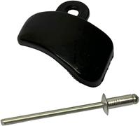 Stand Mixer Headlock in Black WP3184264 with Fixing Rivet. Compatible with Kitchenaid 4.5QT Tilt Head Mixers.
