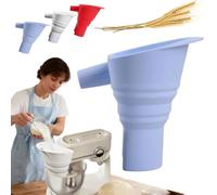 Stand Mixer Pouring Shield for Kitchenaid, Tilt Head Mixer Attachment, Flour Funnel for Kitchenaid 4,3L-4,8L Bowls, Anti-Splash Funnel and Splatter Guard, Baking Tool Accessories (Blue)