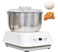 Stand mixer Vertical Dough Mixer - Fully Automatic 15-Minute Kneading & Multi-Function Fermentation for Bakeries (7L,White)