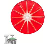 Stand Mixer Whisk Scraper, Anti-Splatter Baffle for 6-Wire Whisks, Blender Cream Scraper Accessory for Kitchen Aid 4.5qt and 5qt Tilt-Head Mixers Accessori, Multi-Purpose Kitchen Tool (Red)