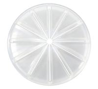 Stand Mixer Whisk Scraper, Anti-Splatter Baffle for 6-Wire Whisks, Bowl Wiper Attachment with Easy Cleaning, Multi-Purpose Kitchen Baking Tool (Transparent)