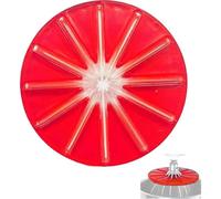 Stand Mixer Whisk Scraper, Anti-Splatter Baffle for 6-Wire Whisks, Pouring Shield for KitchenAids, Mixing Bowl Wiper Attachment Easy Cleaning, Multi-Purpose Kitchen Tool (Red)