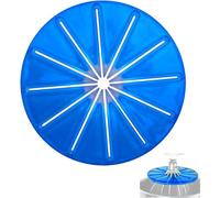 Stand Mixer Whisk Scraper, Anti-Splatter Baffle for 6-Wire Whisks, Pouring Shield for KitchenAids, Mixing Bowl Wiper Attachment Easy Cleaning, Multi-Purpose Kitchen Tool (Blue)