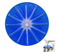 Stand Mixer Whisk Scraper, Anti-Splatter Silicone Baffle for 6-Wire Whisks, Mixing Bowl Wiper Attachment for Easy Cleaning, Multi-Purpose Kitchen Tool (Blue)