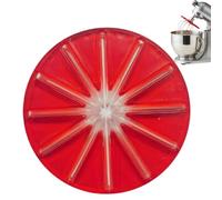 Stand Mixer Whisk Scraper,Mixer Attachments for KitchenAid,Whisk Cleaner Attachment,Anti-Splatter Baffle,Kitchen Accessories,Perfect for 4.5qt & 5qt Mixers,Multi-Purpose Kitchen Gadgets,Red