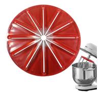 Stand Mixer Whisk Scraper - Reduced Splashing, 6-Wire Attachment Pouring Shield, Anti-Splatter Baffle | Blender-Cream Scraper Accessory for Home Hotel Cafe Bakery