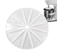 Stand Mixer Whisk Scraper - Reduced Splashing, 6-Wire Attachment Pouring Shield, Anti-Splatter Baffle | Blender-Cream Scraper Accessory for Home Hotel Cafe Bakery
