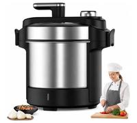 Stand Mixers for Baking 1000W 6L Pounded Yam Machine, Stainless Steel | Silver, Food Grade Stainless Steel, 6L, 16 Settings, Timer, Pounded Yam Machine, for Fufu Amala, Gatherings, Easy Clean