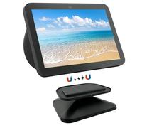 Stand Mount for Echo Show 8 (3rd Gen) - Adjustable Tilt Holder, Table Stand Accessories Compatible with iPhone Models & for Echo Show 8 3rd Generation, Non-Slip Base (Black)