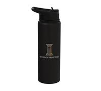 Stand On Principles Masonic Column Quote Stainless Steel Insulated Water Bottle