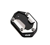 Stand Plate Motorcycle Kickstand Plate Pad For B&MW R1300GS 2023-2025 Side Stand Base Extension Pad Enlarger Support Plate Footpad Extension Pad(Silver1)