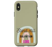 Stand Still And See The Salvation Of The Lord Exodus 14:13 Case for iPhone X/XS